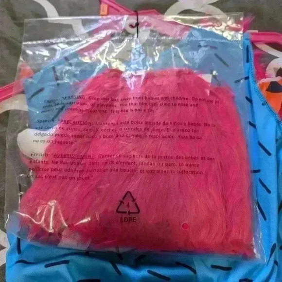 Kids Halloween Trolls costume  age 8-10 - Picture 5 of 6